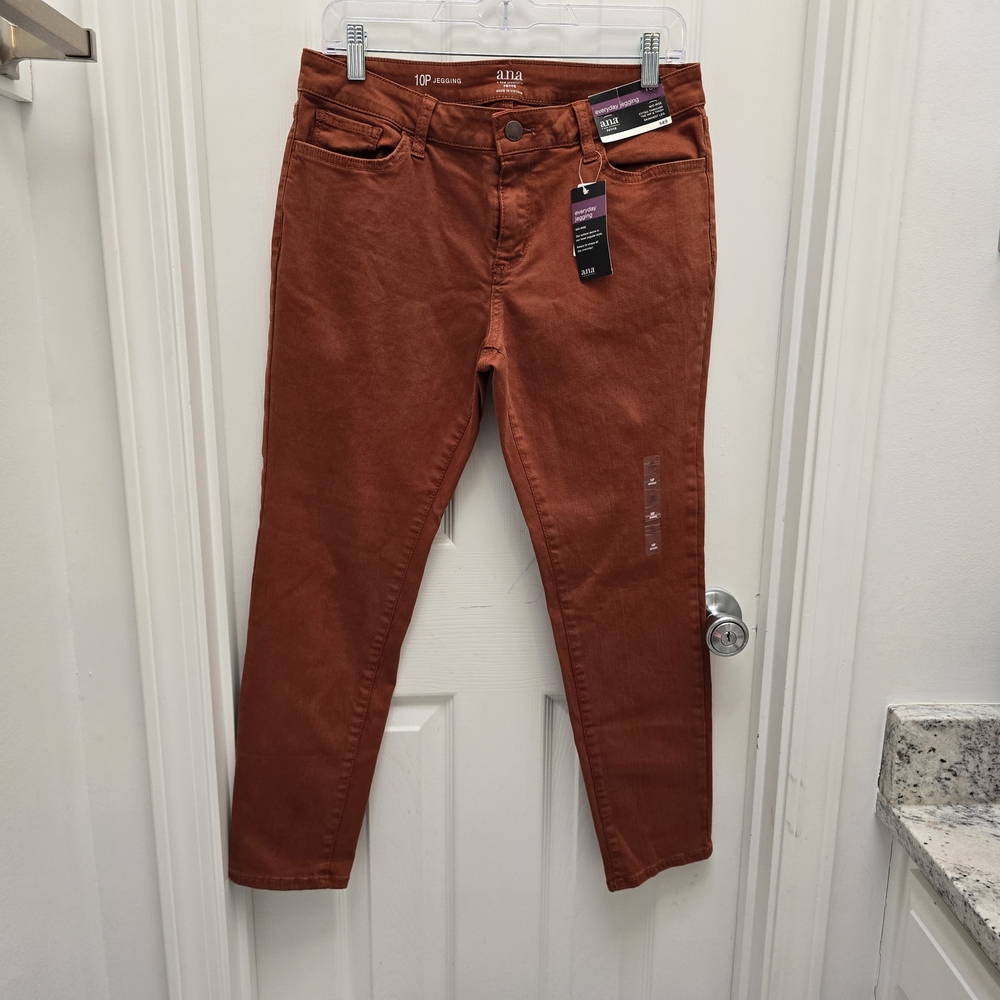 a.n.a Jegging SZ 10P, NWT, MID-RISE, Color BRONZE WAVE